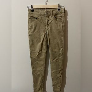 American eagle tan jeggings